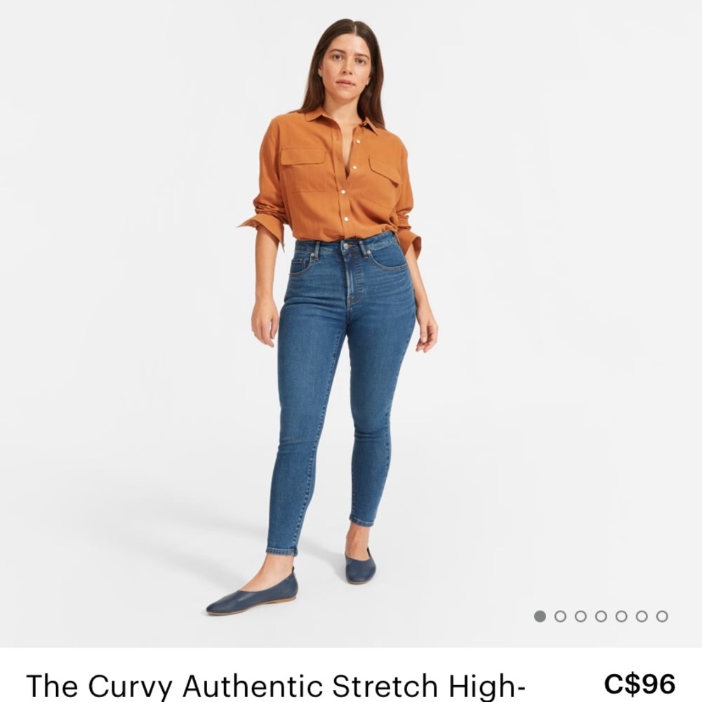 COPY - Everlane curvy authentic high waist skinny jeans